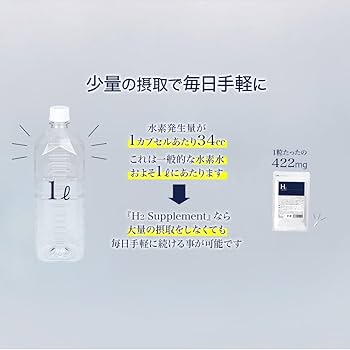 Amazon | 「医療の現場から生まれた水素」サプリメント「H2